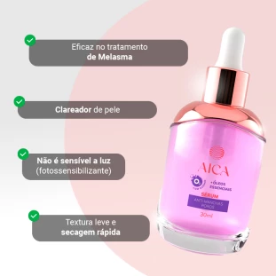 Sérum Facial com Oleos Essenciais Ozonizados - MANCHA e POROS
