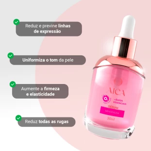 Serum Facial com Oleos Essenciais Ozonizados - MENOPAUSA